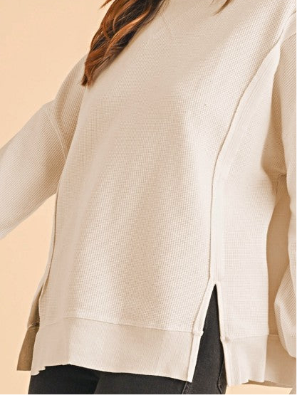 Petal Waffle Top